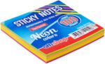 OFFISHOP Cub notite autoadezive neon, 76x76 mm, 100 file, OFFISHOP