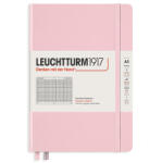 LEUCHTTURM1917 Caiet cu elastic A5, 125 file, matematica, LEUCHTTURM1917 Pastel roz