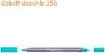 Faber-Castell Markere 2 capete, acuarela FABER-CASTELL Goldfaber Aqua Dual cobalt deschis 356
