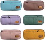 S-Cool Penar etui neechipat, 2 fermoare, S-COOL Urban Revolution Style mov Penar