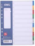 Deli Index plastic color numeric 1-10, DELI