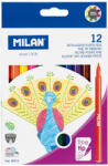 MILAN Carioci varf subtire MILAN, 12 buc/set