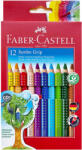 Faber-Castell Creioane colorate Jumbo 12 culori/set FABER-CASTELL Grip, FC110912