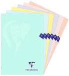 Clairefontaine Caiet A4, 48 file, coperta plastic, CLAIREFONTAINE Pastel matematica