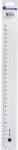 ALCO Rigla din plastic transparent ALCO, 30 cm