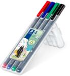 STAEDTLER Liner 0.3 mm, 4 culori/set, STAEDTLER Triplus
