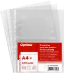 Optima File protectie cristal, 60 microni, 100 buc/set, OPTIMA Extra Wide Maxi