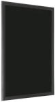 BI-OFFICE Tabla neagra creta 60x90 cm, rama neagra, BI-OFFICE Transitional PM0715162