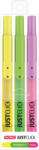 MORRIS Textmarker cu mecanism MORRIS Just Click, MRH-105, 3 buc/set