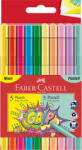 Faber-Castell Carioci 10 culori/set, pastel si neon, FABER-CASTELL Grip, FC155312