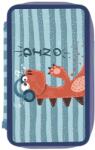Herlitz Penar neechipat, 2 fermoare, HERLITZ Mix Dino Penar