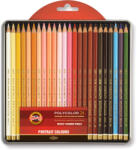 KOH-I-NOOR Creioane colorate KOH-I-NOOR Polycolor Portrait 3824, 24 buc/set