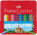 Faber-Castell Creioane colorate 24 culori/set FABER-CASTELL cutie metal, FC115824