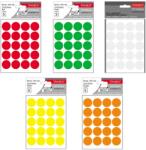Tanex Etichete autocolante rotunde, 25 mm, TANEX, 100 buc/set rosu