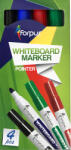 Forpus Marker whiteboard si flipchart, FORPUS, 4 buc. /set