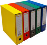 OPTIMUM Biblioraft A4 carton, 8 cm, in cutie, OPTIMUM Classic albastru