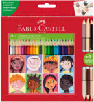 Faber-Castell Creioane colorate, 24+3 buc/set, FABER-CASTELL Children of the world, FC511515