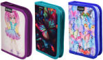 Herlitz Penar fete neechipat, cu 1 fermoar si 2 clapete, HERLITZ Color Music Penar