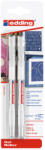 edding Roller cu gel, 0.7 mm EDDING 2185, 2 buc/set alb