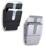 DURABLE Suport de perete pentru documente, 2xA4 portrait, DURABLE Flexiplus 2 negru Dulap arhivare