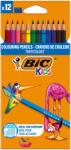BIC Creioane colorate BIC Kids Tropicolors, 12 culori/set