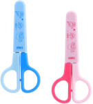 Deli Foarfeca copii 12 cm, cu protectie plastic, DELI