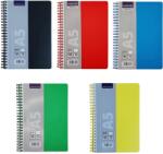 PAPERLAND Caiet cu spirala A5, 80 file, coperta plastic, PAPERLAND PP400 dictando