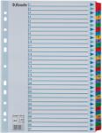Esselte Index carton alb Mylar, numeric 1-31, margine color, ESSELTE