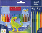 Faber-Castell Carioci 18+6 culori/set FABER-CASTELL Dino, FC554222