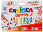 CARIOCA Carioci cu stampila 12 culori/set CARIOCA Stamperello