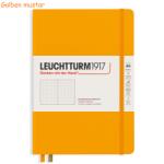 LEUCHTTURM1917 Caiet cu elastic A5, 125 file, LEUCHTTURM1917 Points galben mustar
