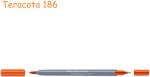 Faber-Castell Markere 2 capete, acuarela FABER-CASTELL Goldfaber Aqua Dual teracota 186