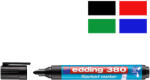 edding Marker pentru hartie flipchart, varf rotund, EDDING 380 rosu
