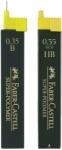 Faber-Castell Mine creion mecanic super-polymer 0, 35 mm, 12 buc/set, FABER-CASTELL HB