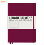 LEUCHTTURM1917 Caiet cu elastic A5, 125 file, LEUCHTTURM1917 Points bordo