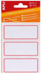 APLI Etichete autocolante albe si chenar color, 34x78 mm, 6x3 buc/set, APLI