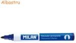 MILAN Marker permanent, varf rotund MILAN albastru