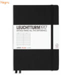 LEUCHTTURM1917 Caiet cu elastic A5, 125 file, dictando, LEUCHTTURM1917 negru