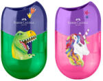 Faber-Castell Ascutitoare dubla cu container FABER-CASTELL Unicorn