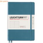 LEUCHTTURM1917 Caiet cu elastic A5, 125 file, LEUCHTTURM1917 Points gri piatra