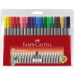 Faber-Castell Liner 0.4 mm FABER-CASTELL Grip, 20 culori/set