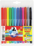 Centropen Carioci CENTROPEN Rainbow Kids 7550, 12 culori/set