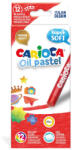 CARIOCA Creioane cerate CARIOCA Oil Pastel Maxi, 12 culori/set
