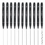 uni Liner negru pe baza de apa UNI Pin 200 Fine Line 0.7