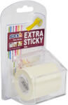 STICK'N Notes autoadeziv in rola cu dispenser, 50 mm x 10 m, STICK'N galben pastel
