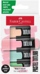 Faber-Castell Textmarker mini, pastel, FABER CASTELL, 4 buc/set, FC154214