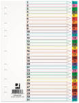 Q-CONNECT Index carton Mylar, numeric 1-31, margine color, Q-CONNECT