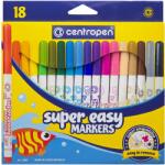 Centropen Carioci CENTROPEN Super Easy 2580, 18 culori/set
