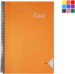 Keskin Color Caiet cu spirala A4, 60 file, coperta plastic, KESKIN COLOR Cool velin