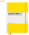 LEUCHTTURM1917 Caiet cu elastic A5, 125 file, velin, LEUCHTTURM1917 galben